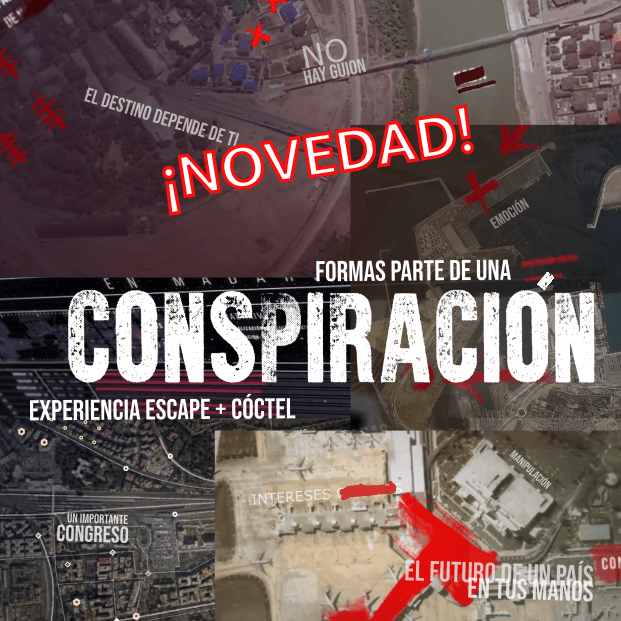 Cluedo Bilbao -Conspiración Experiencia Cluedo en Vivo en Bilbao - Experiencia escape + cena coctel